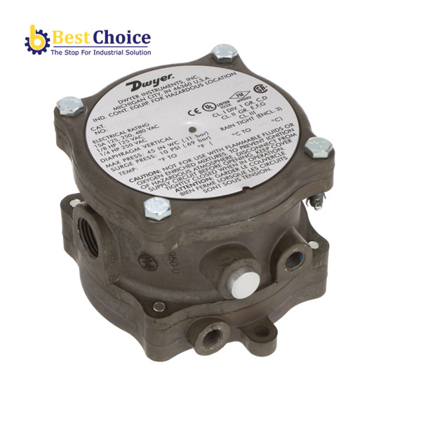 1950-PROOF DIFFERENTIAL PRESSURE SWITCH 1900 SERIES