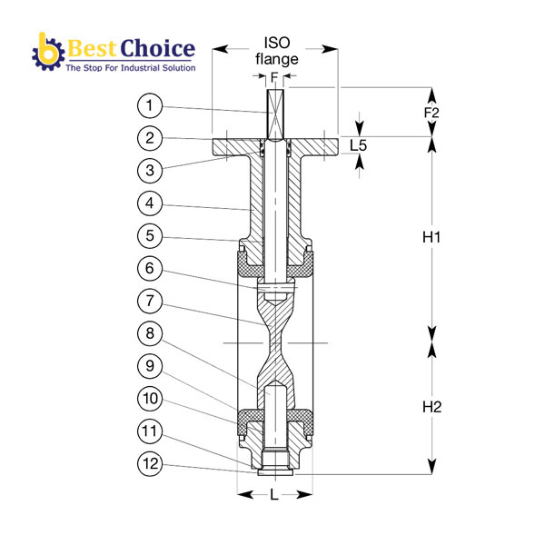BẢN VẼ AVK VAN BƯỚM ĐỒNG TÂM WAFER, PN10 PN16,020