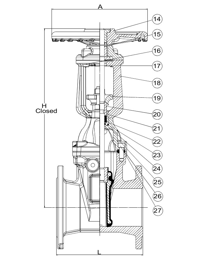 AVK VAN CỔNG MẶT BÍCH, TIÊU CHUẨN BS, PN10-PN16