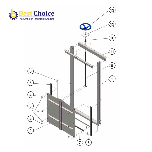 AVK VAN CỬA PHAI GẮN KÊNH VỚI TY CHÌM