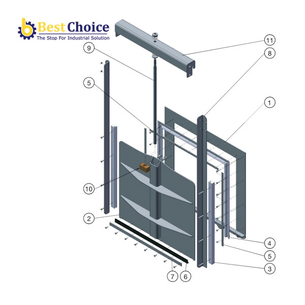 AVK VAN CỬA PHAI GẮN TƯỜNG VỚI TY CHÌM 61-001