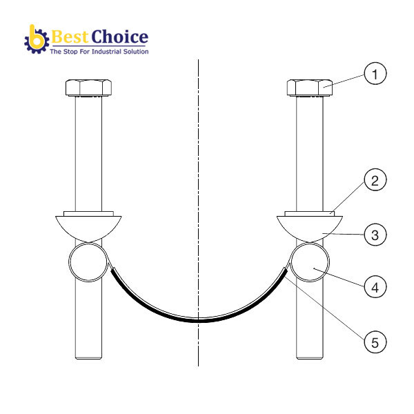 BẢN VẼ AVK ĐAI KẸP 6-001