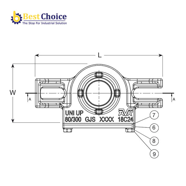 BẢN VẼ AVK ĐẦU ĐAI KHỞI THỦY KÈM DAO NGẮT, PN16, 5-01