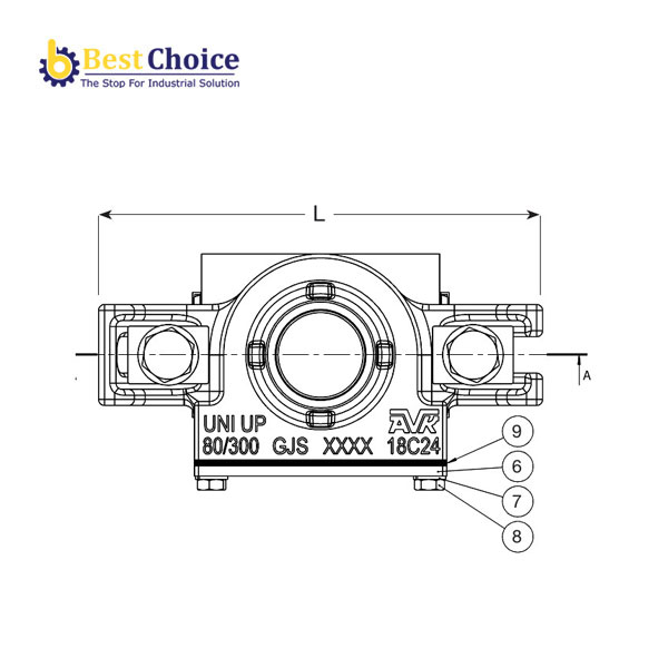 BẢN VẼ AVK SUPA LOCK ĐAI KHỞI THỦY KÈM DAO NGẮT, PN16, 85-001