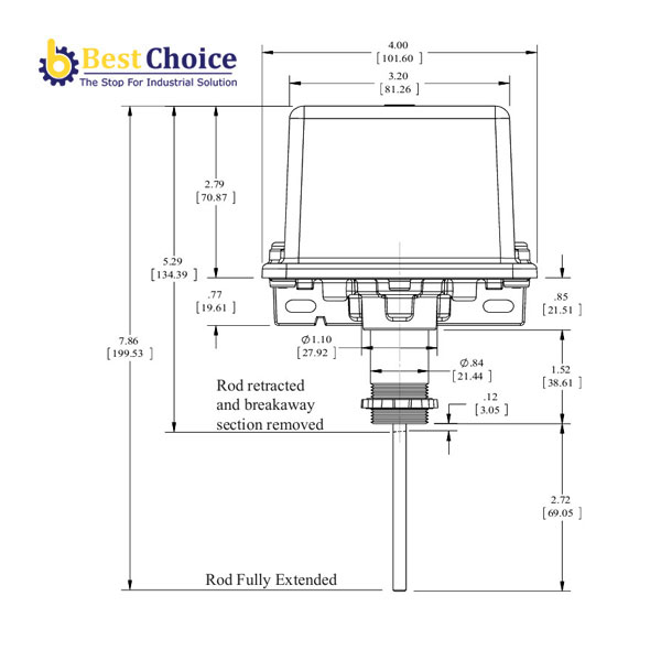 BẢN VẼ Ộ GIÁM SÁT VỊ TRÍ CHO TRỤ CHỈ THỊ