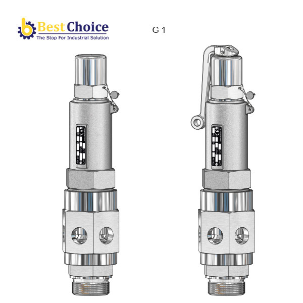 Type 62 Safety-Valve with screwed inlet