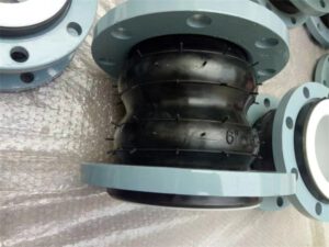 Carbon steel flange double sphere rubber joint-1