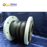 Carbon steel flange double sphere rubber joint