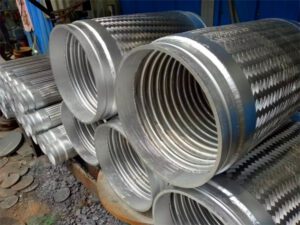 Grooved metal braided hose-3