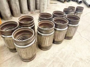 Grooved metal braided hose-4