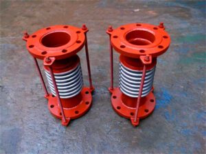 Metal bellows with carbon steel spray painted flange-3