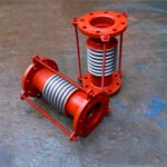 Metal bellows with carbon steel spray painted flange-4