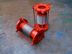 Metal bellows with carbon steel spray painted flange-4