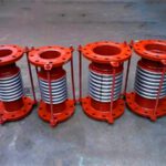 Metal bellows with carbon steel spray painted flange-5