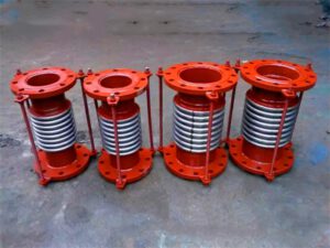 Metal bellows with carbon steel spray painted flange-5