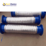 Painted carbon steel flange flexible braided hose