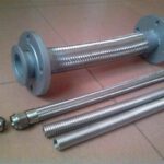 Painted carbon steel flange flexible braided hose-2