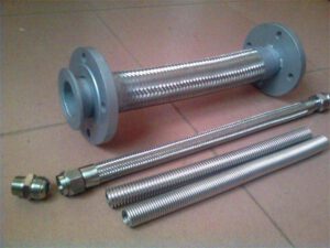 Painted carbon steel flange flexible braided hose-2