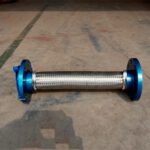 Painted carbon steel flange flexible braided hose-4