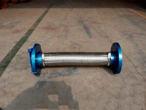 Painted carbon steel flange flexible braided hose-4