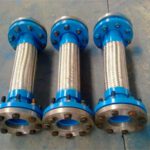 Painted carbon steel flange flexible braided hose-5