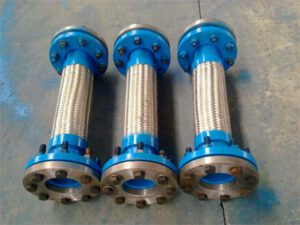 Painted carbon steel flange flexible braided hose-5