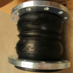 Stainless steel flange double ball rubber joint-2
