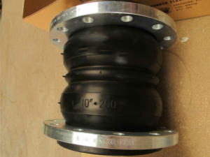 Stainless steel flange double ball rubber joint-2