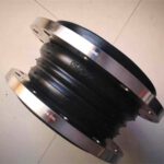 Stainless steel flange double ball rubber joint-4