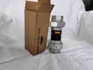 Twin sphere thread union rubber expansion joint-1