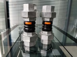 Twin sphere thread union rubber expansion joint-4